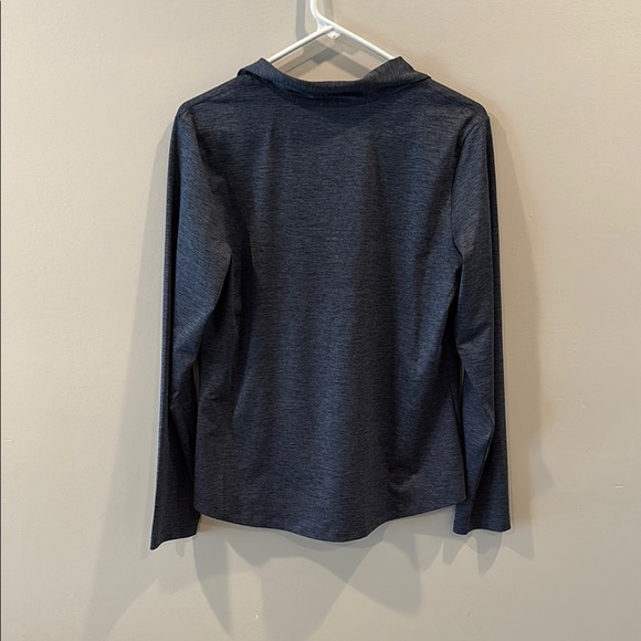 Lady Hagen Charcoal V-Neck Top - Picture 5 of 5